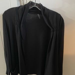 Black cardigan